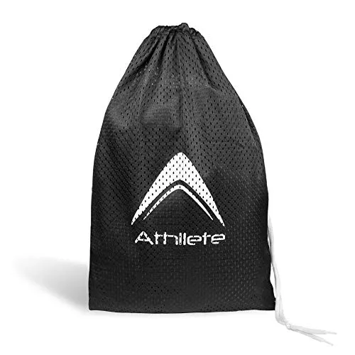 Athllete Reversible Basketball Jersey (Set of 6   Free Carry Bag) Basketball Jerseys, Youth Basketball Jersey (Flame Orange/Black 6 Jerseys, Small)