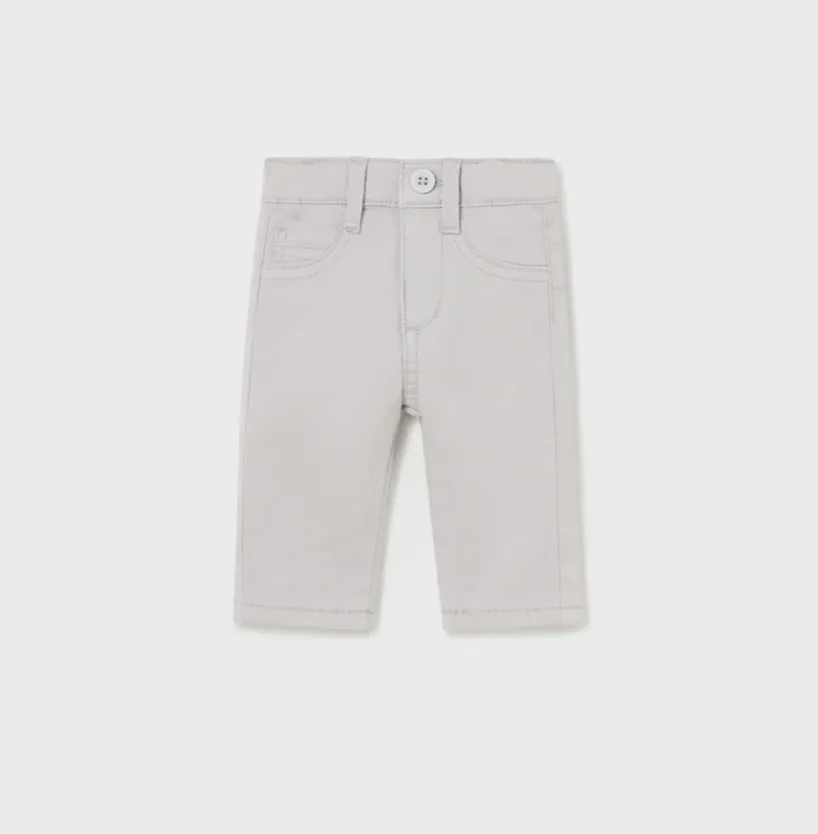 Baby Twill Trousers | Grey, Navy, Khaki Pant