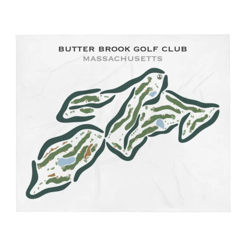 Butter Brook Golf Club, Massachusetts - Printed Golf Courses