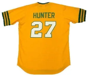 Catfish Hunter 1973 Athletics Throwback Jersey