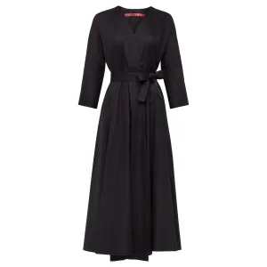 Chic Wrap Dress - Black
