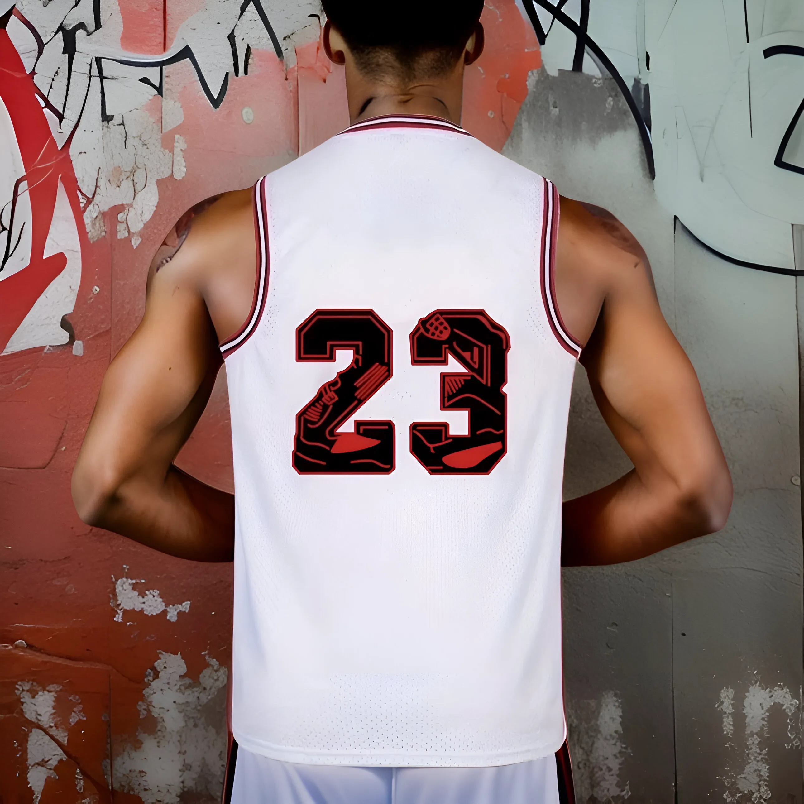 ^CHICAGO 23^ Basketball Jerseys (Stitched Logos & Numbers)