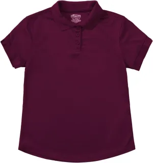 Classroom School Uniforms Girls Fit Moisture Wicking Polo