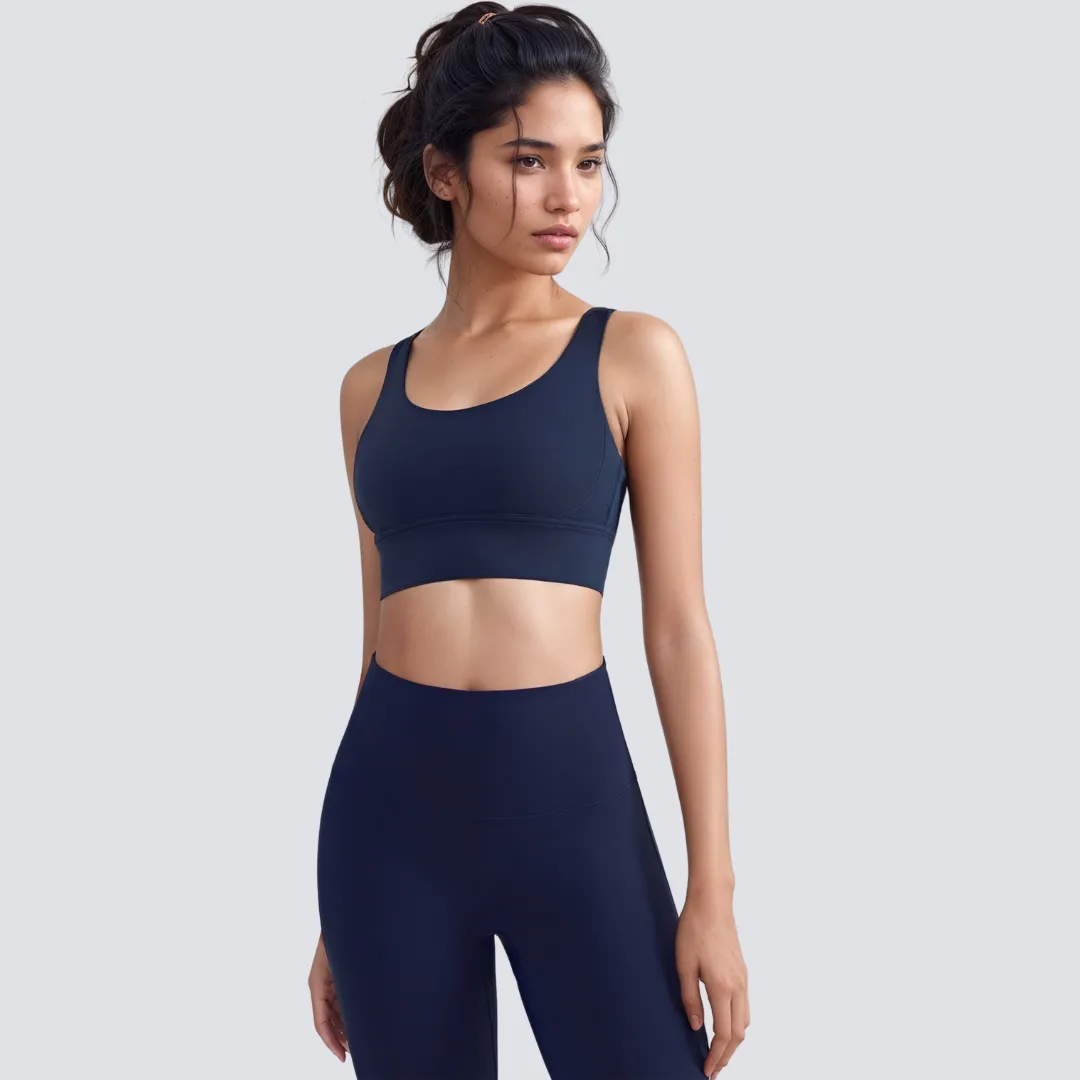 Cross Back Set - Dark Blue