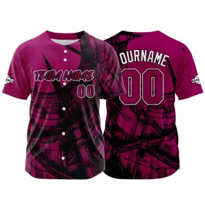 Custom Baseball Uniforms High-Quality for Adult Kids Optimized for Performance Staircase-Rose