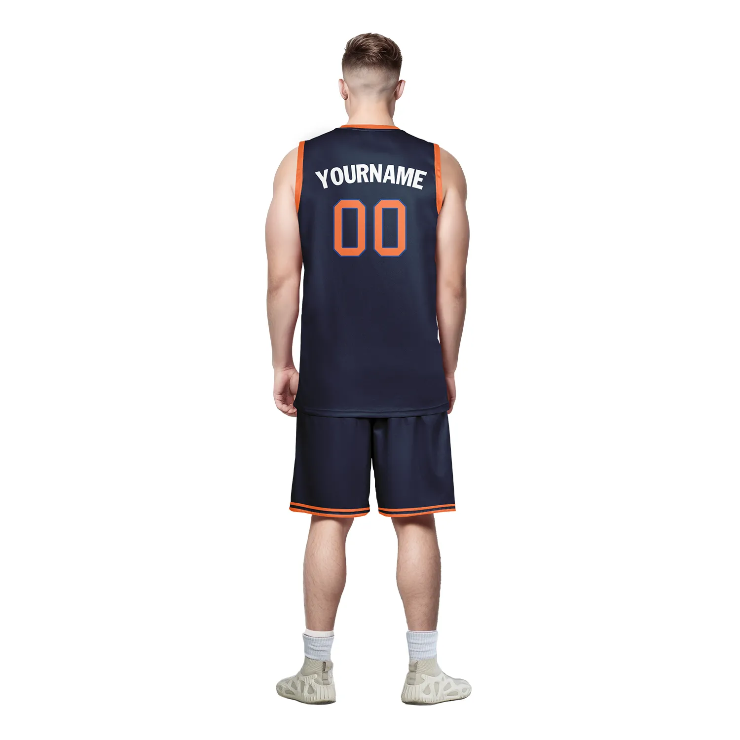 Custom Blue Orange Classic Style Sports Uniform Basketball Jersey BBJ01-bd0a70ae