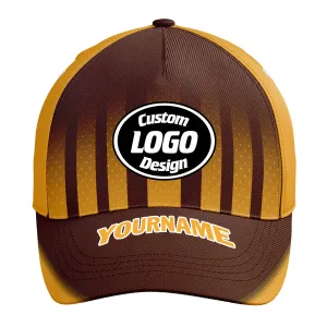 Custom Hat Sport Design Cap Stitched Adjustable Personalized YW061-D023031-4