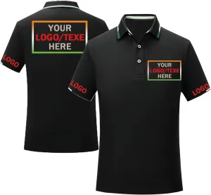 Custom Polo Shirt for Men Women Design Your Own Personalized Golf Tee Work Shirt