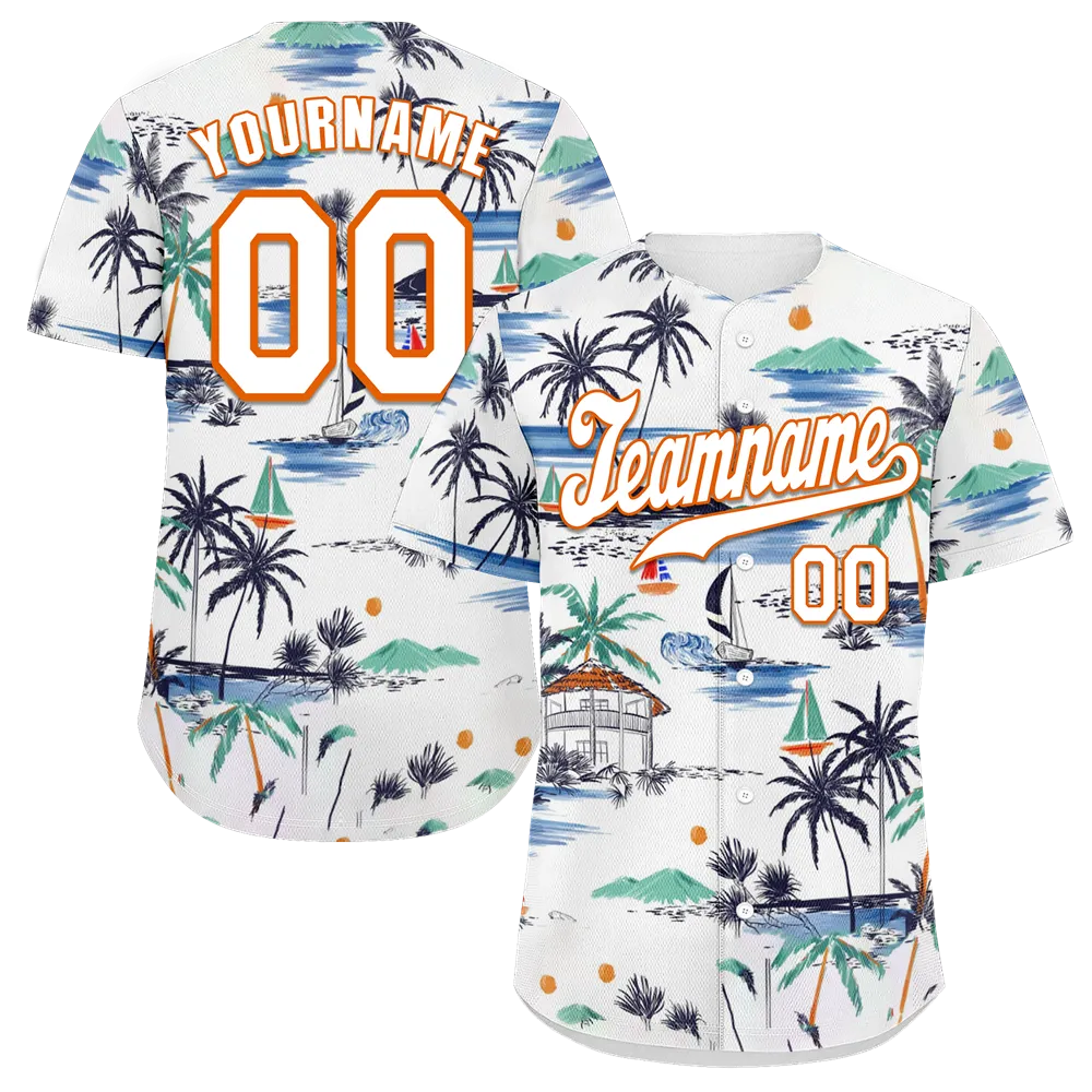 Custom White Hawaii White Authentic Baseball Jersey BSBJ0a-bc0fbff