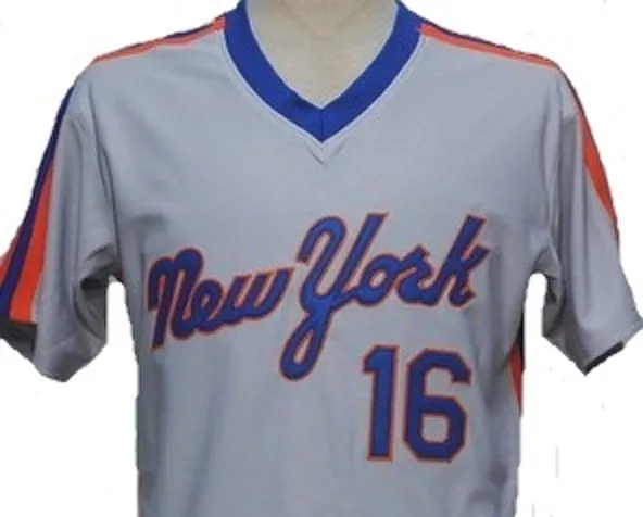 Dwight Gooden New York Mets Throwback Away Jersey