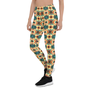 Earth Tribal Pattern Leggings