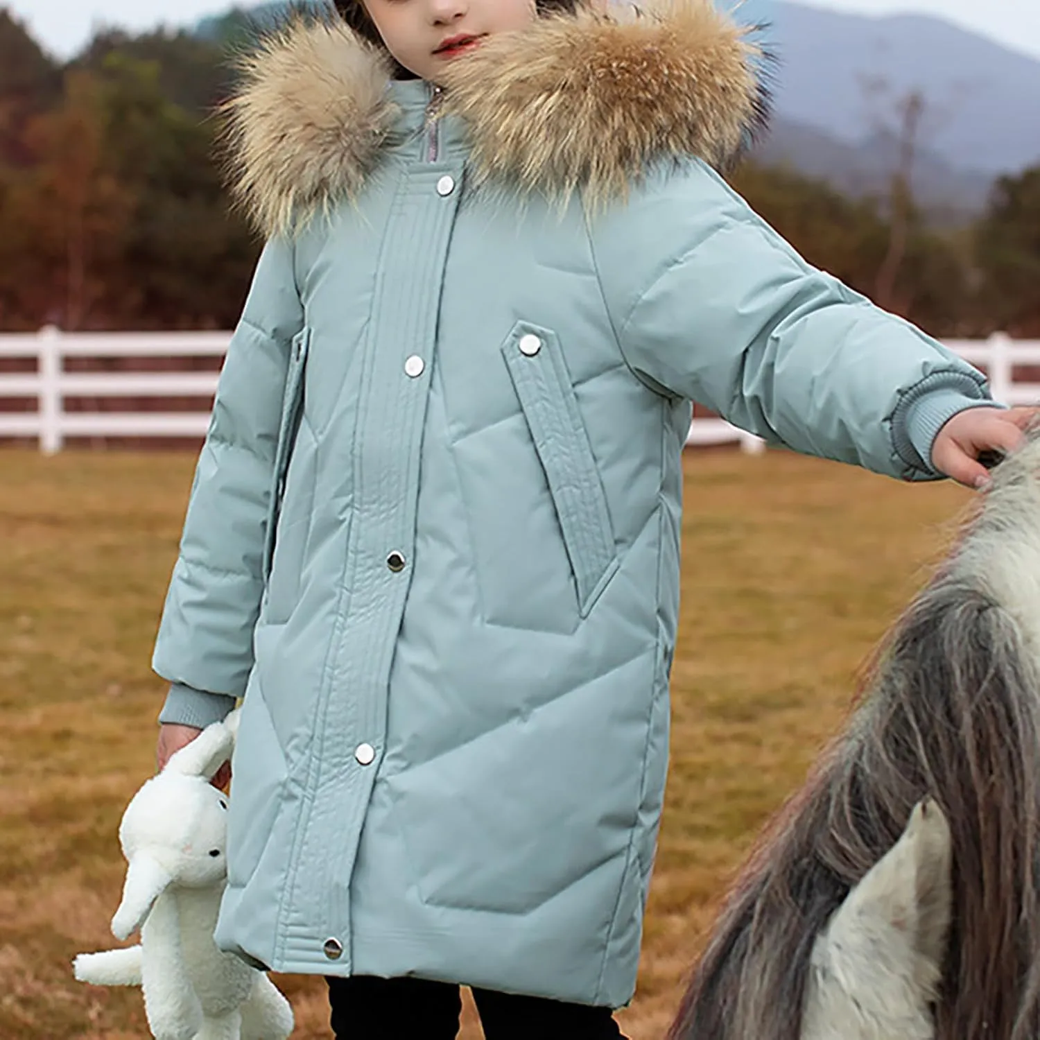 Fashion Kids Coat Boys Girls Thick Coat Padded Winter Jacket Clothes Little Girl Winter Coat