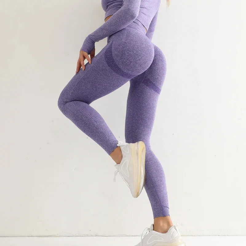 Fitness Sport Seamless High Waist Yoga Leggings