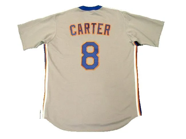 Gary Carter New York Mets Throwback Road Jersey
