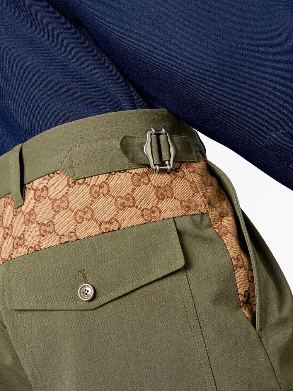 GG canvas-panel cargo pants