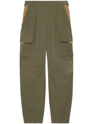 GG canvas-panel cargo pants