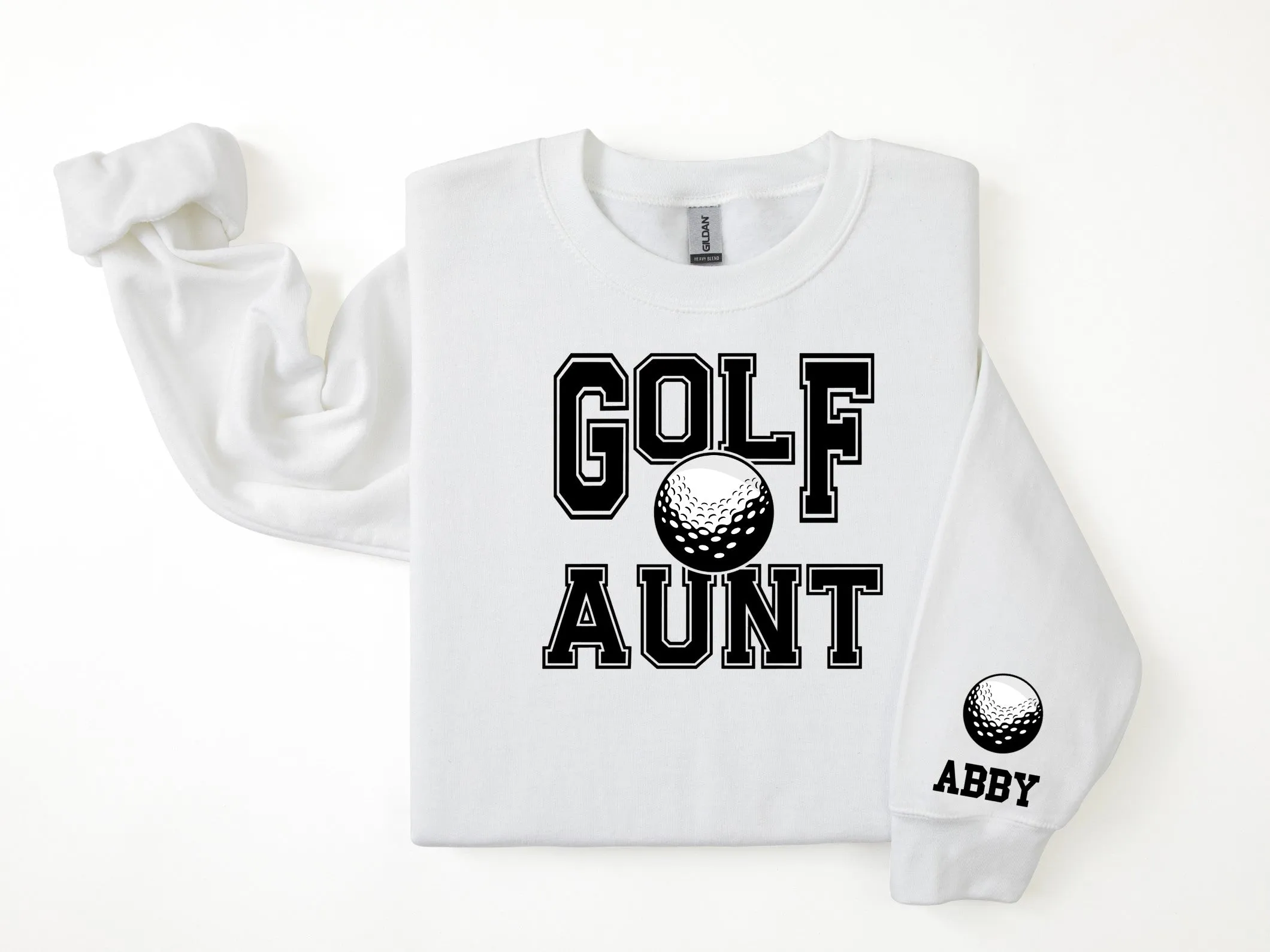 Golf Personalized Sweatshirt for Mom, Dad or Family Supporters