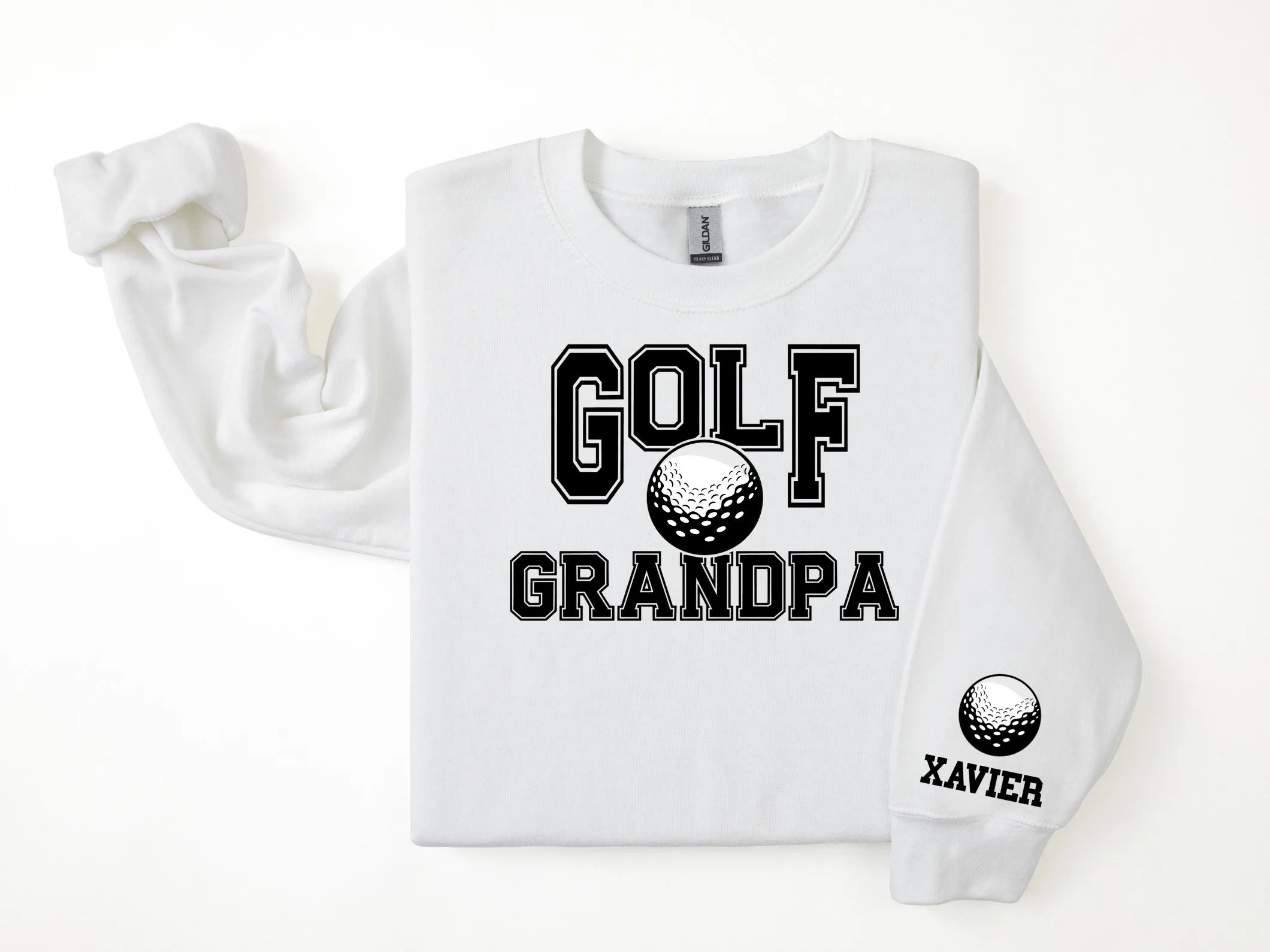 Golf Personalized Sweatshirt for Mom, Dad or Family Supporters