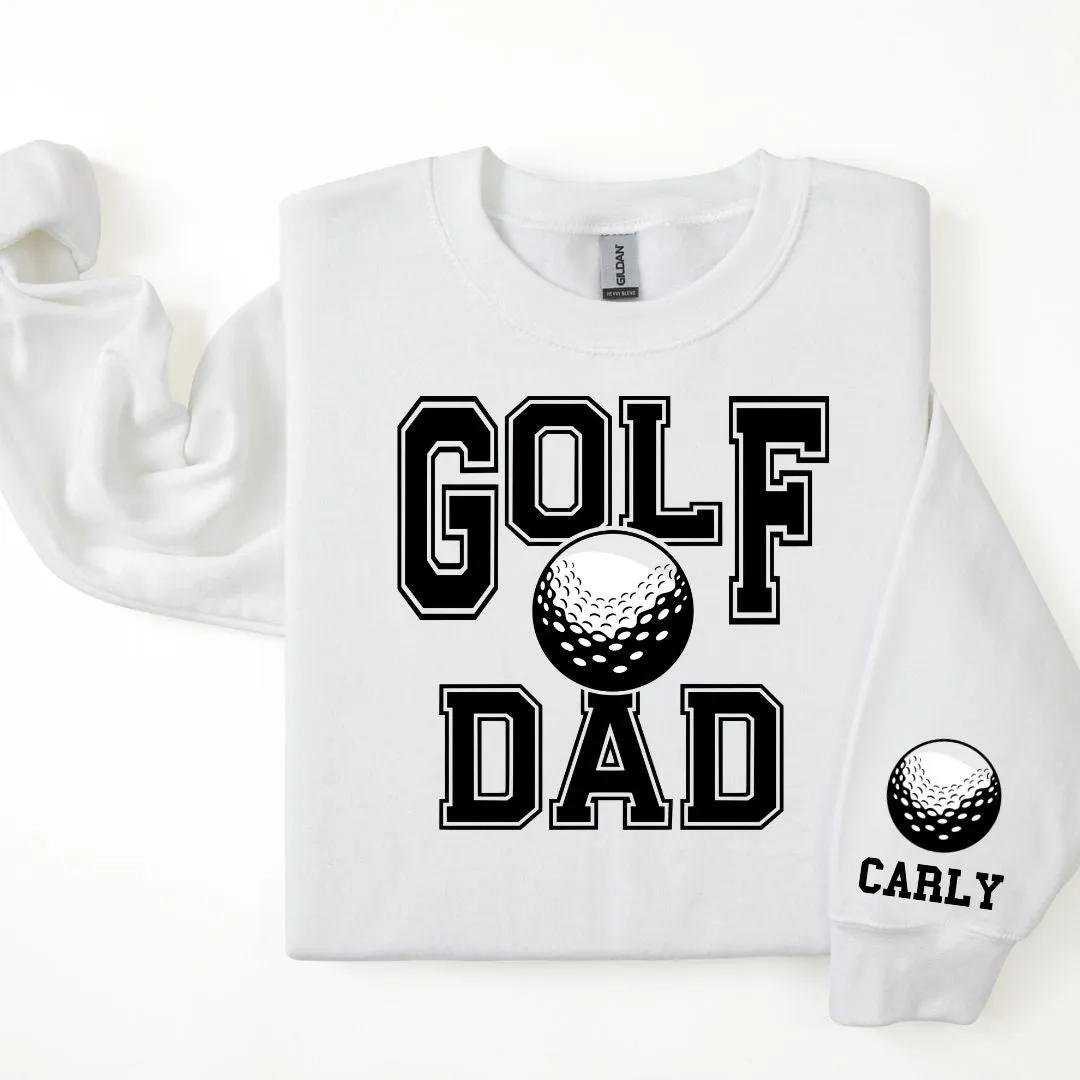 Golf Personalized Sweatshirt for Mom, Dad or Family Supporters