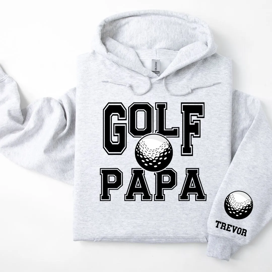 Golf Personalized Sweatshirt for Mom, Dad or Family Supporters
