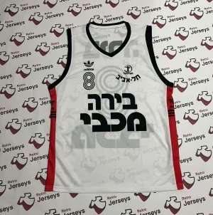 Hapoel Tel Aviv Basketball 1992-1993 Away - Retro Jerseys, חולצת הכדורסל של הפועל תל אביב
