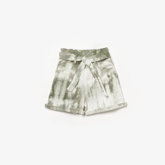 High Waist Tie Dye Short