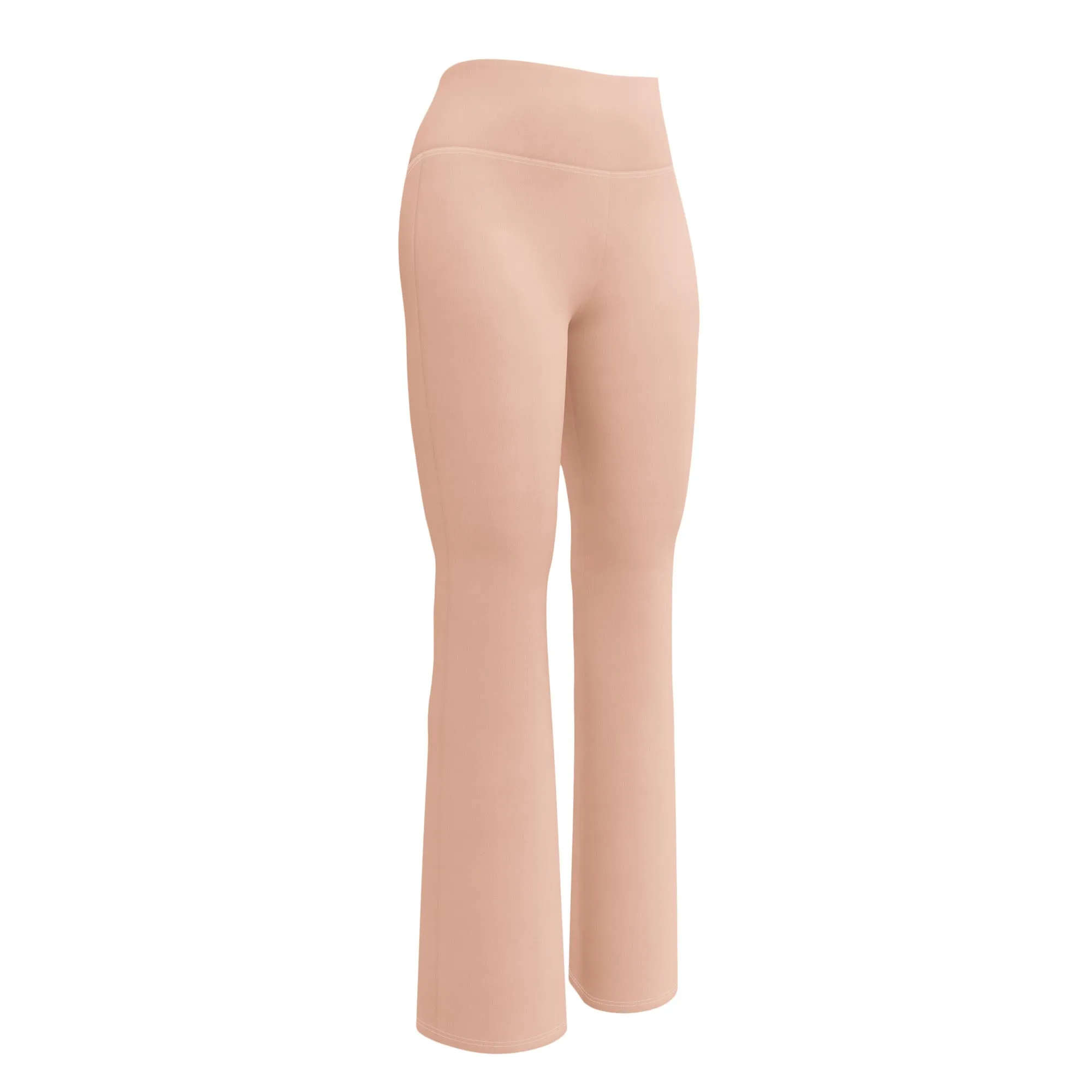 Humble Sportswear™ Women's Blush Pink Flare leggings