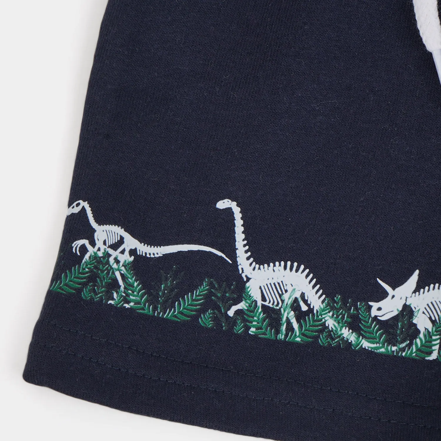 Infant Boys Knitted Short Dino - NAVY