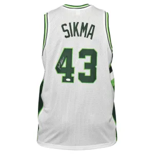 Jack Sikma Signed Milwaukee White Basketball Jersey (JSA)