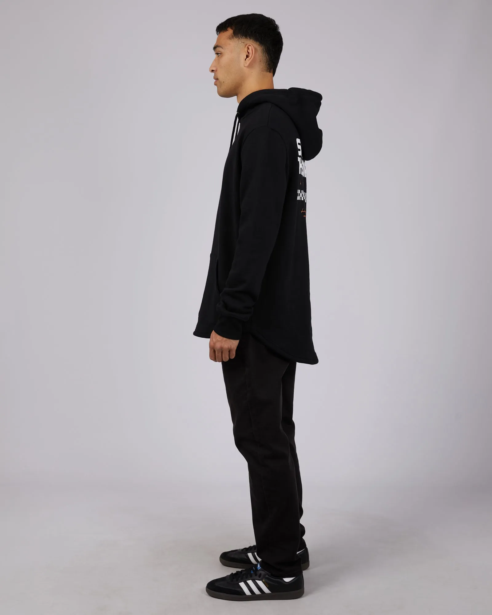 Limits Scoop Hoodie Black