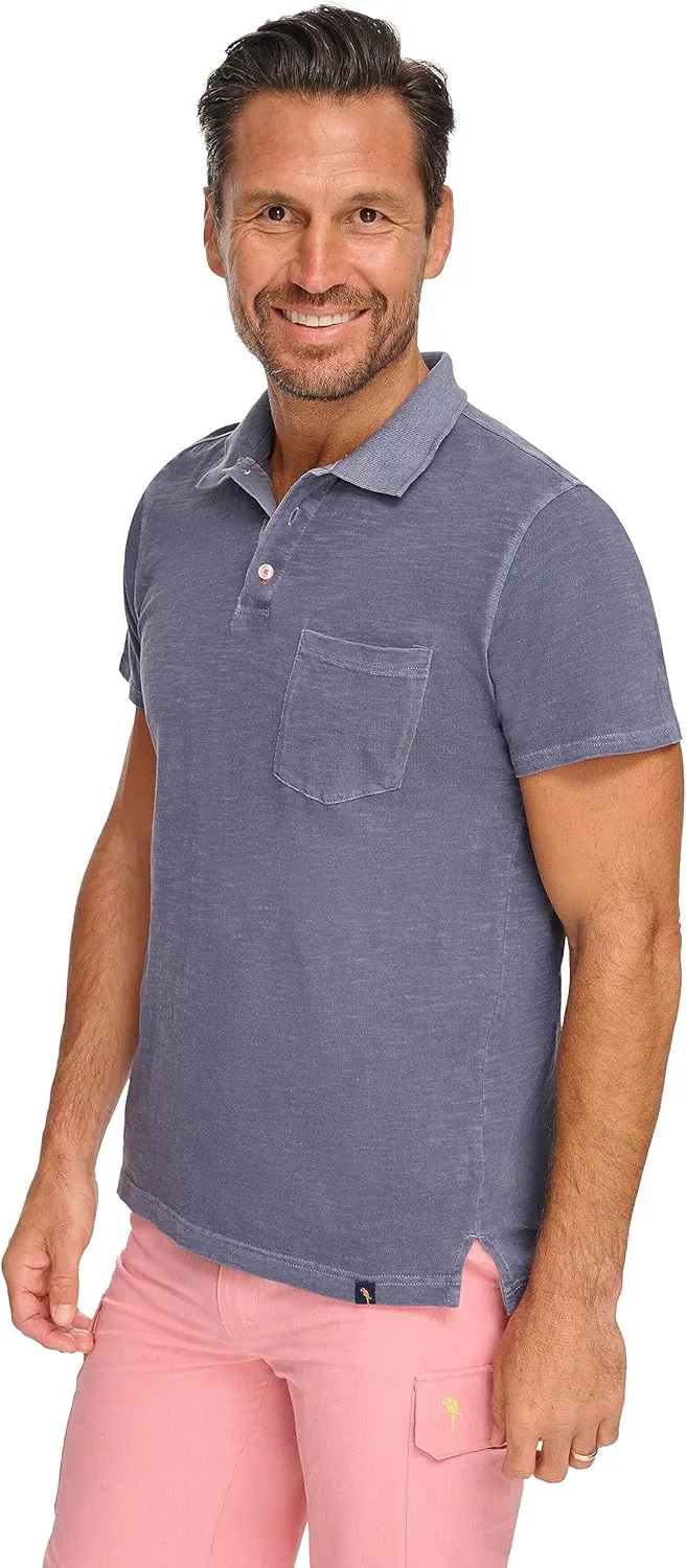 Margaritaville Men's Island Reserve Pocket Polo