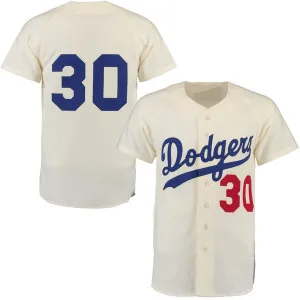 Maury Wills 1962 Brooklyn Dodgers Throwback Baseball Jersey