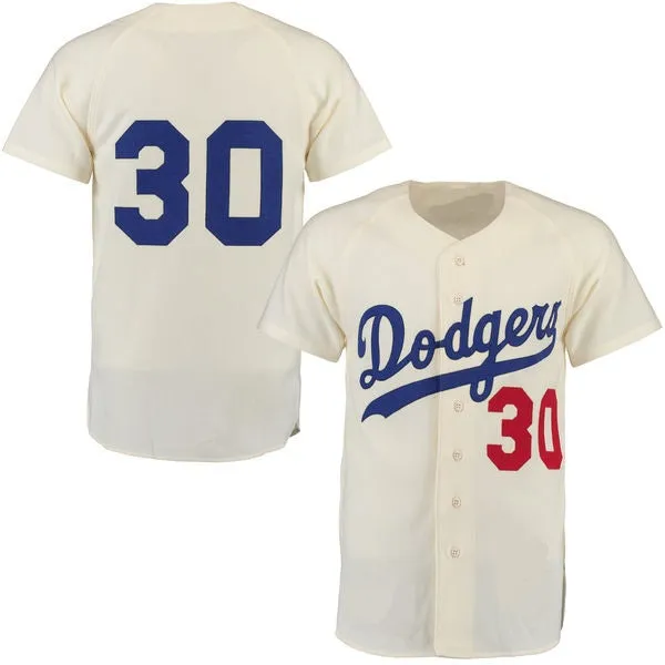 Maury Wills 1962 Brooklyn Dodgers Throwback Baseball Jersey