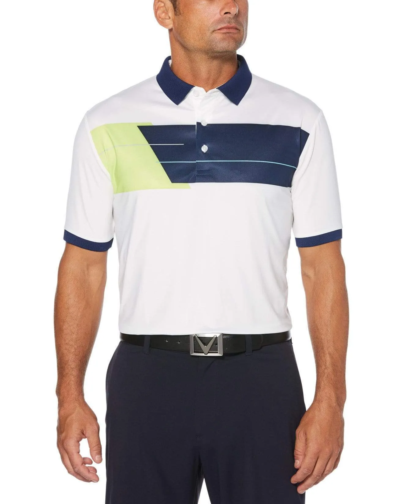 Mens Printed Polo