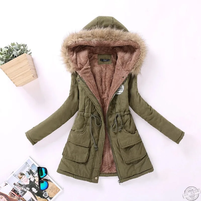 Newi - Military Wadded Hooded Jacket