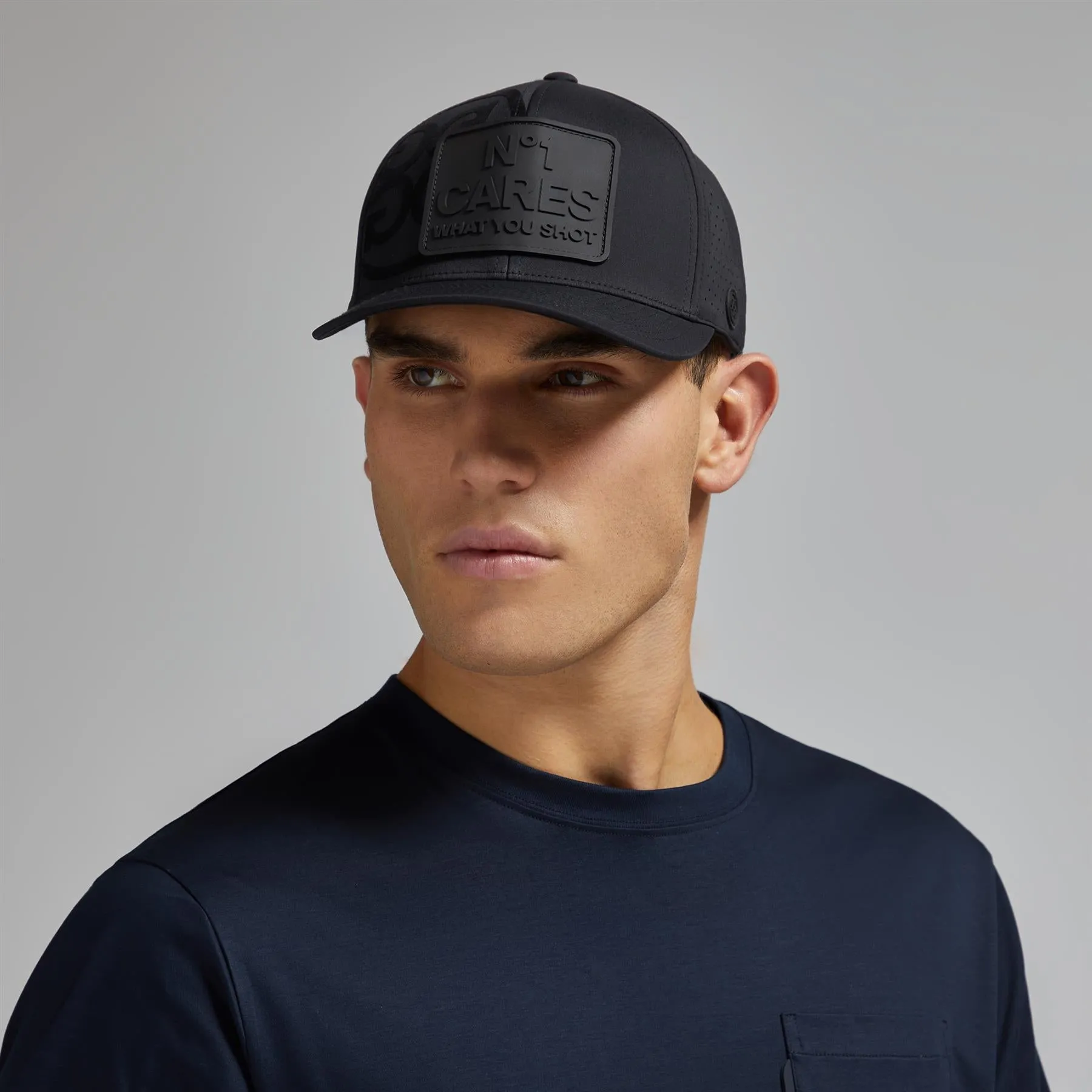 No 1 Cares Featherweight Tech Snapback Cap Onyx - AW24