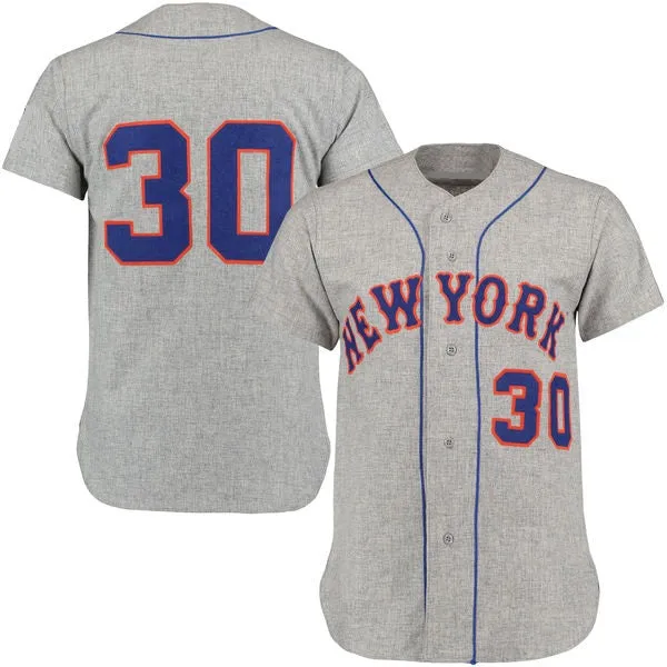 Nolan Ryan 1969 New York Mets Gray Road Jersey