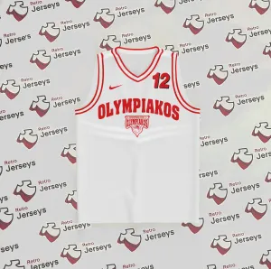 Olympiakos Basketball Shirt 1997-1998 Away - Retro Jerseys, Φανέλα μπάσκετ Ολυμπιακού