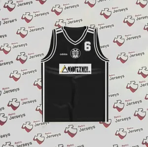 PAOK Basketball Shirt 1997-1998 Home - Retro Jerseys, Φανέλα μπάσκετ ΠΑΟΚ