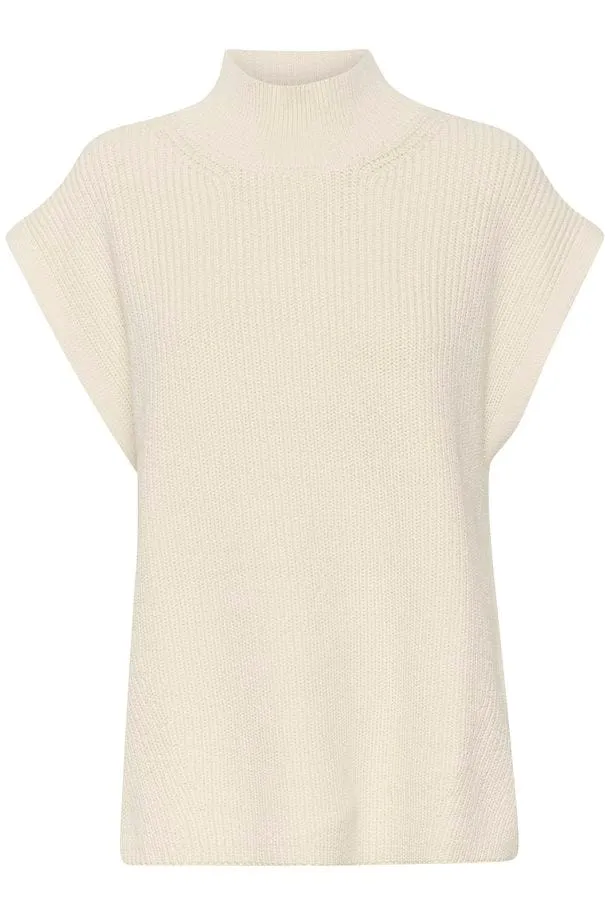 Part Two EisleyPW Knit Slipover in Whitecap Gray