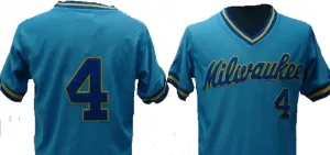Paul Molitor 1982 Milwaukee Brewers Throwback Baseball Jersey