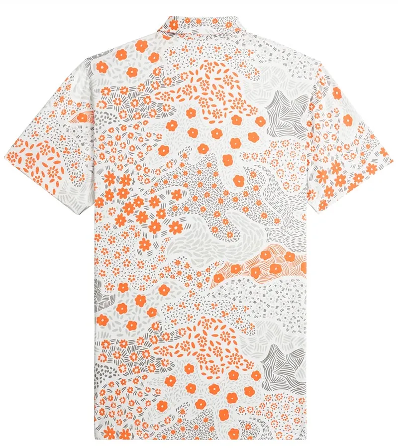 Puma Mens CLOUDSPUN Bloom Camo Golf Polo Shirt