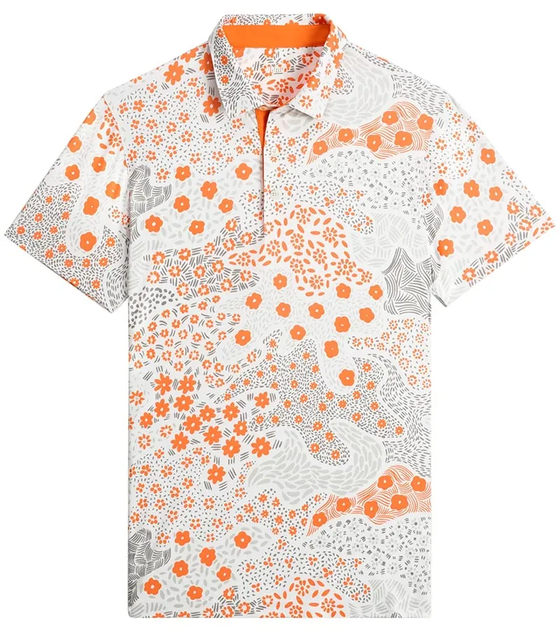 Puma Mens CLOUDSPUN Bloom Camo Golf Polo Shirt