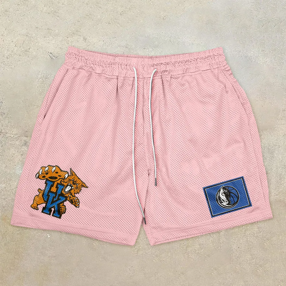 Retro casual trendy hip-hop mesh shorts