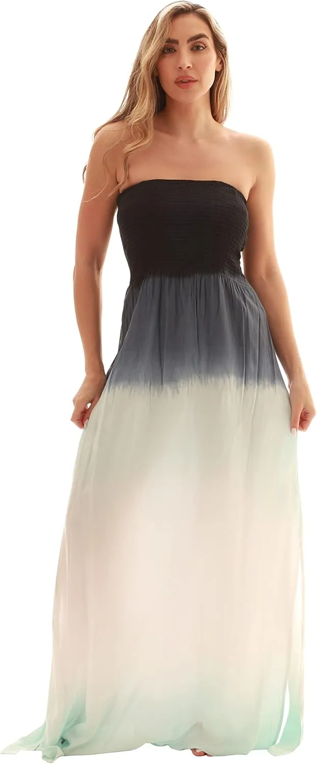 Riviera Sun Rasta Maxi Summer Dress for Women Long Sundress with Removable Straps