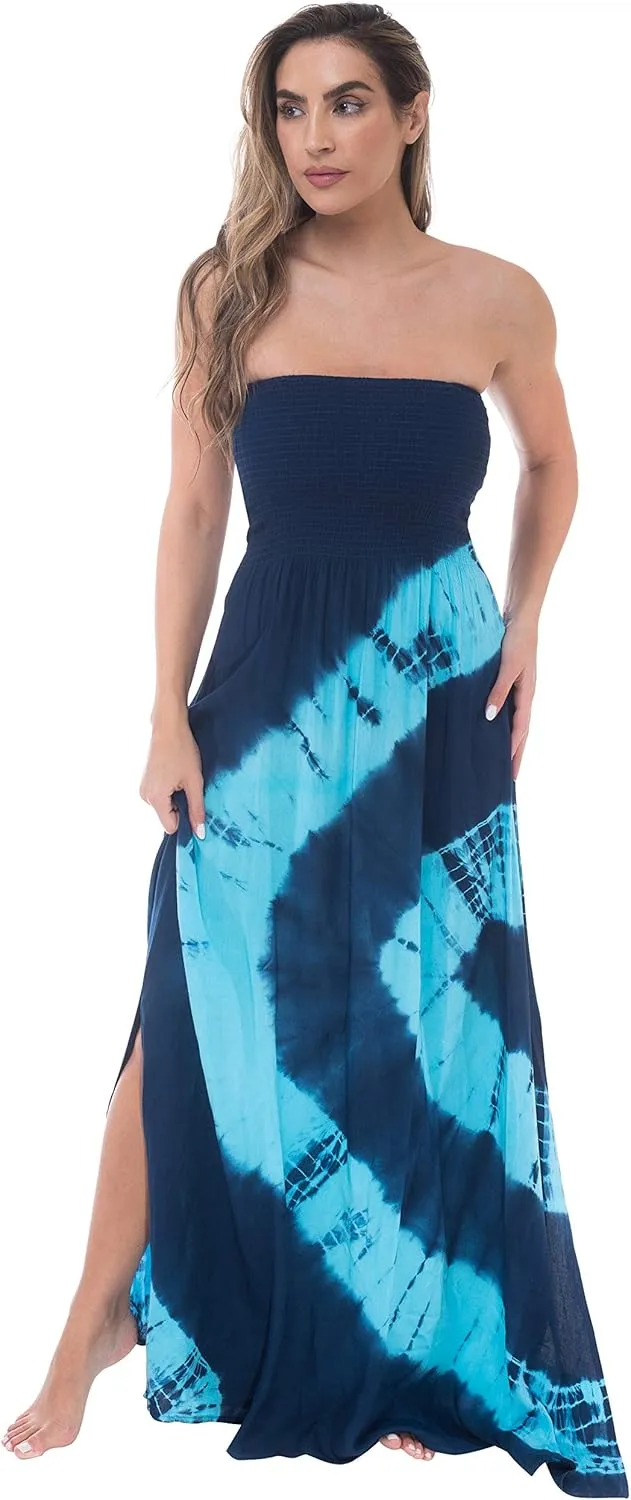 Riviera Sun Rasta Maxi Summer Dress for Women Long Sundress with Removable Straps