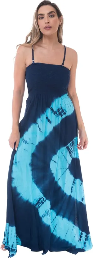 Riviera Sun Rasta Maxi Summer Dress for Women Long Sundress with Removable Straps