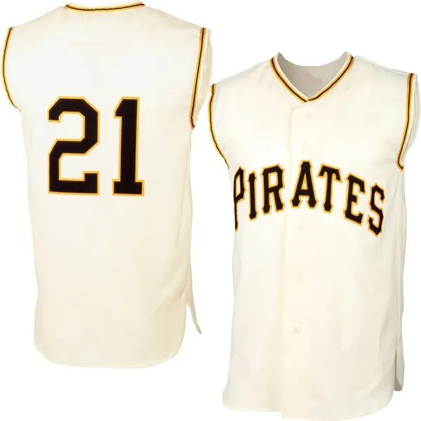 Roberto Clemente Pittsburgh Pirates Vintage Style Sleeveless Jersey