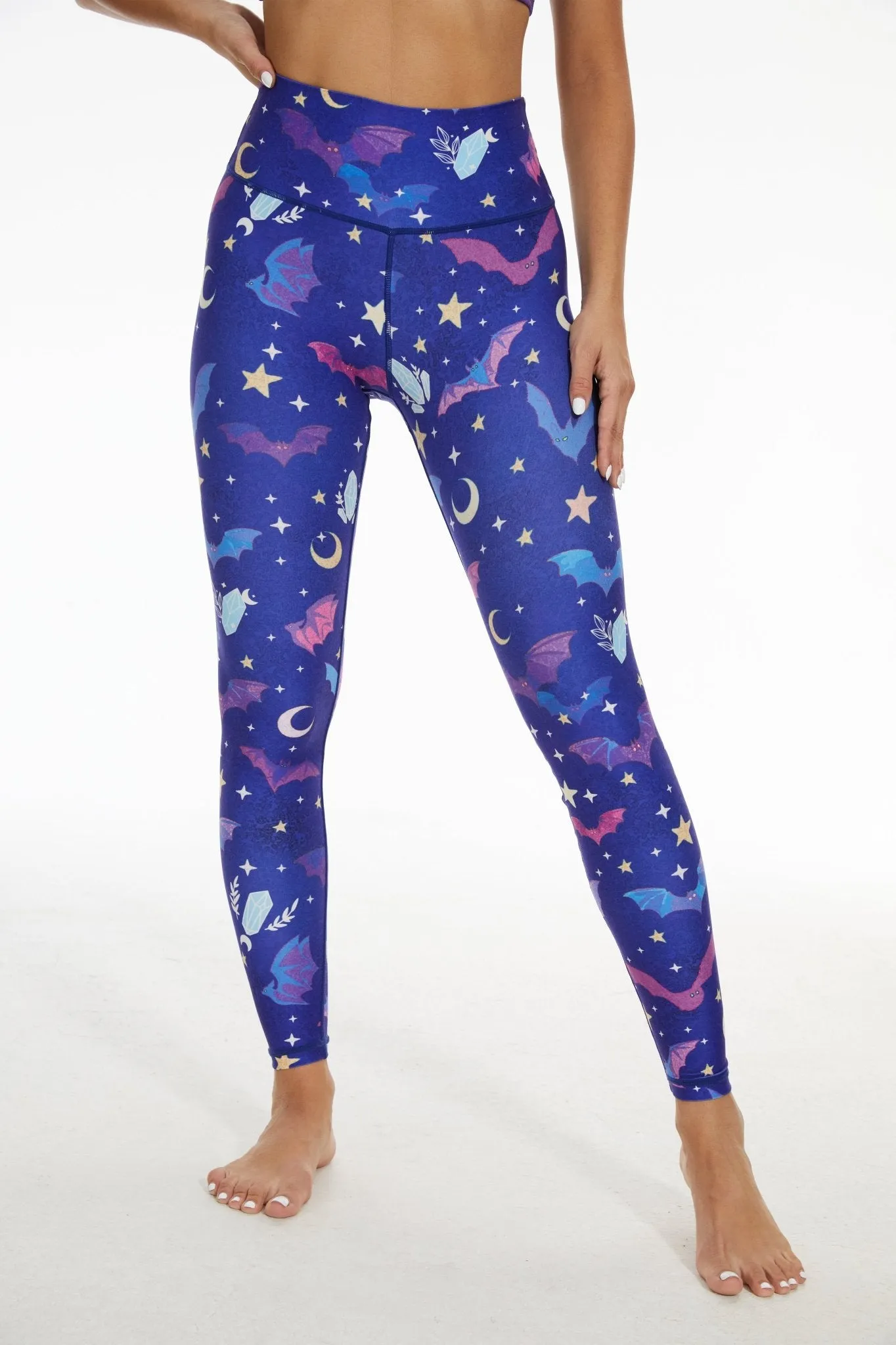 Starry Bat Waltz High-waisted Leggings