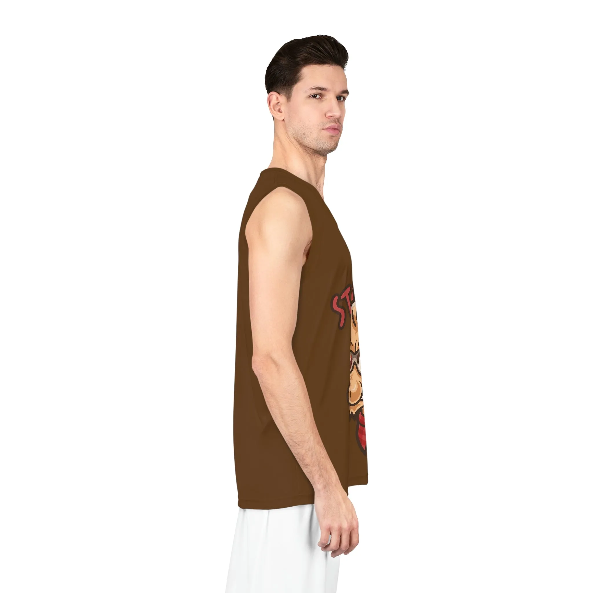 Stay Cool Dog POD Basketball Jersey (AOP)